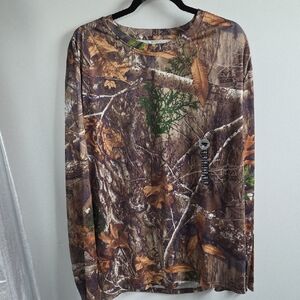 Realtree Brown Camo Long Sleeve Tee